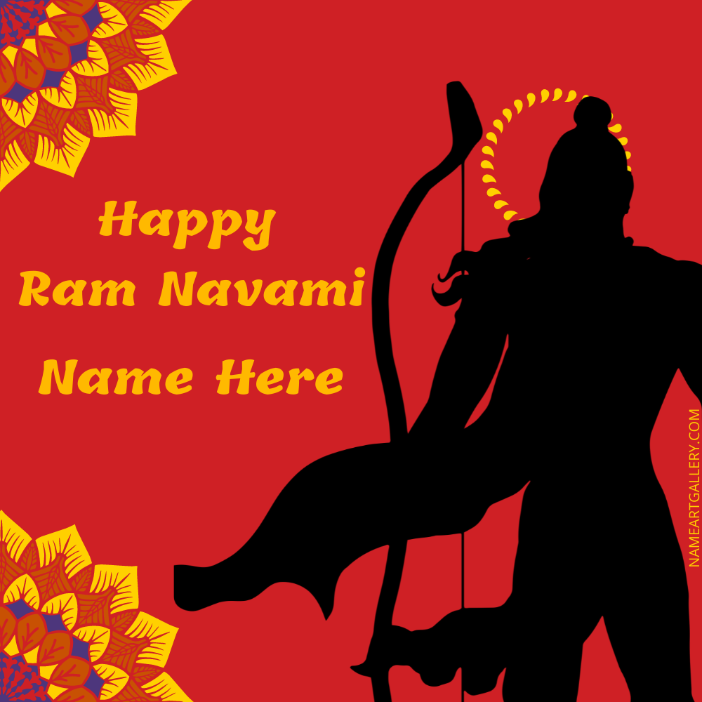 Happy Ram Navami Profile Pics With Devotees Name