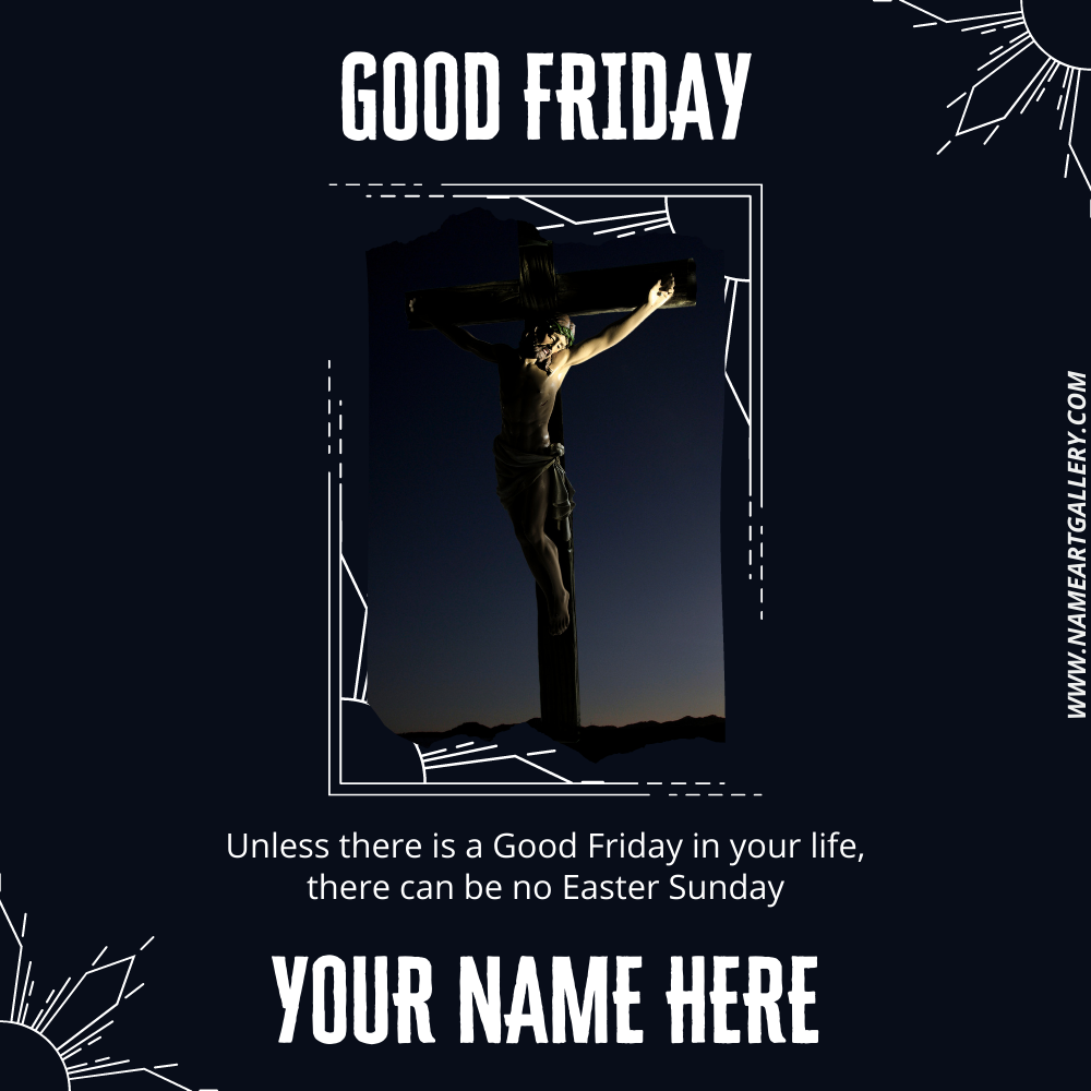 Holy Good Friday 2022 Quote DP Pics With Name