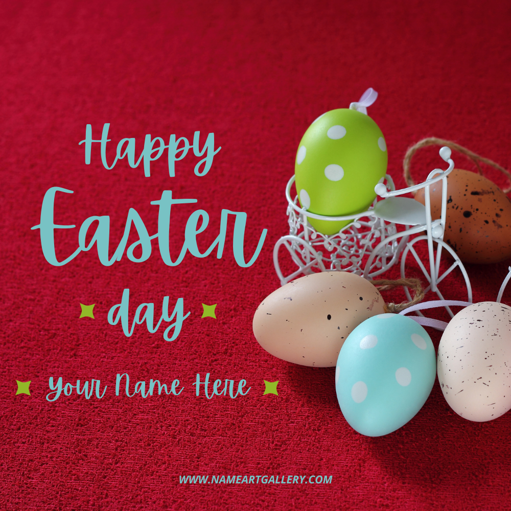 Easter Day Whatsapp Status Image With Friend Name