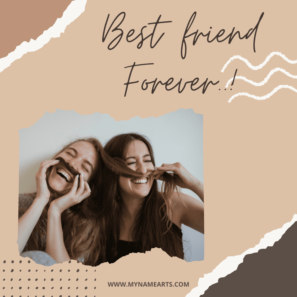 Best Friend Forever Photo Frame With Custom Photograph