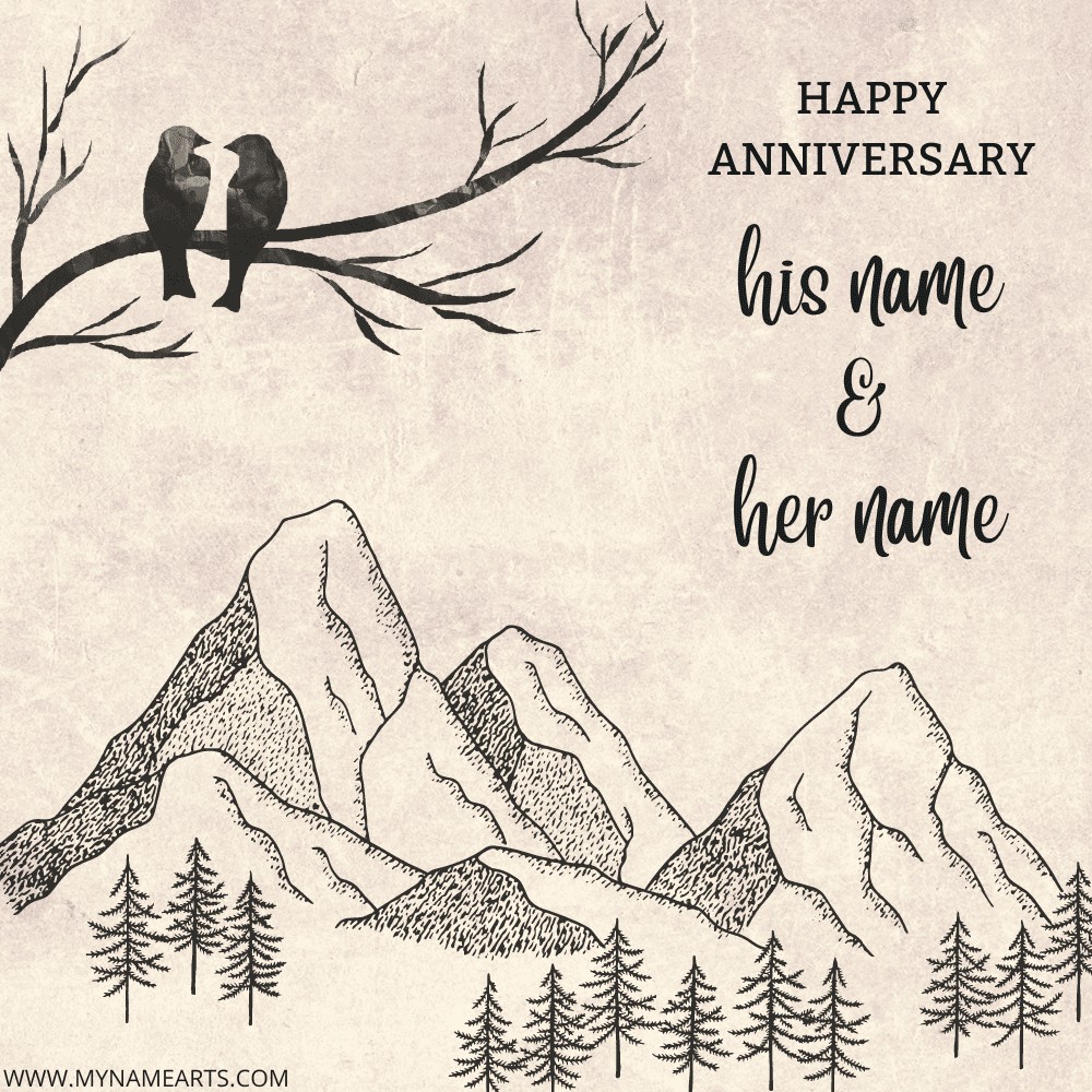 Have a Romantic Anniversary Wishes Greeting With Name