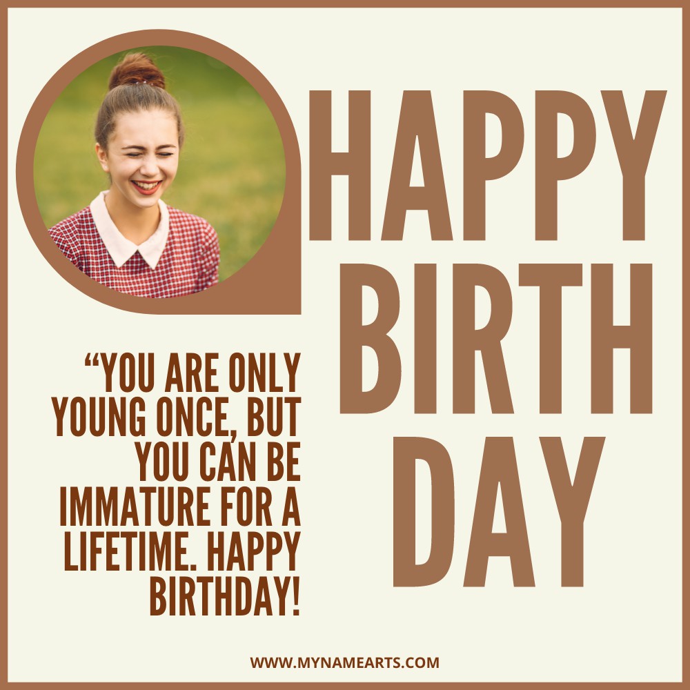 Surprise Birthday Wishes Quote Greeting With Photo