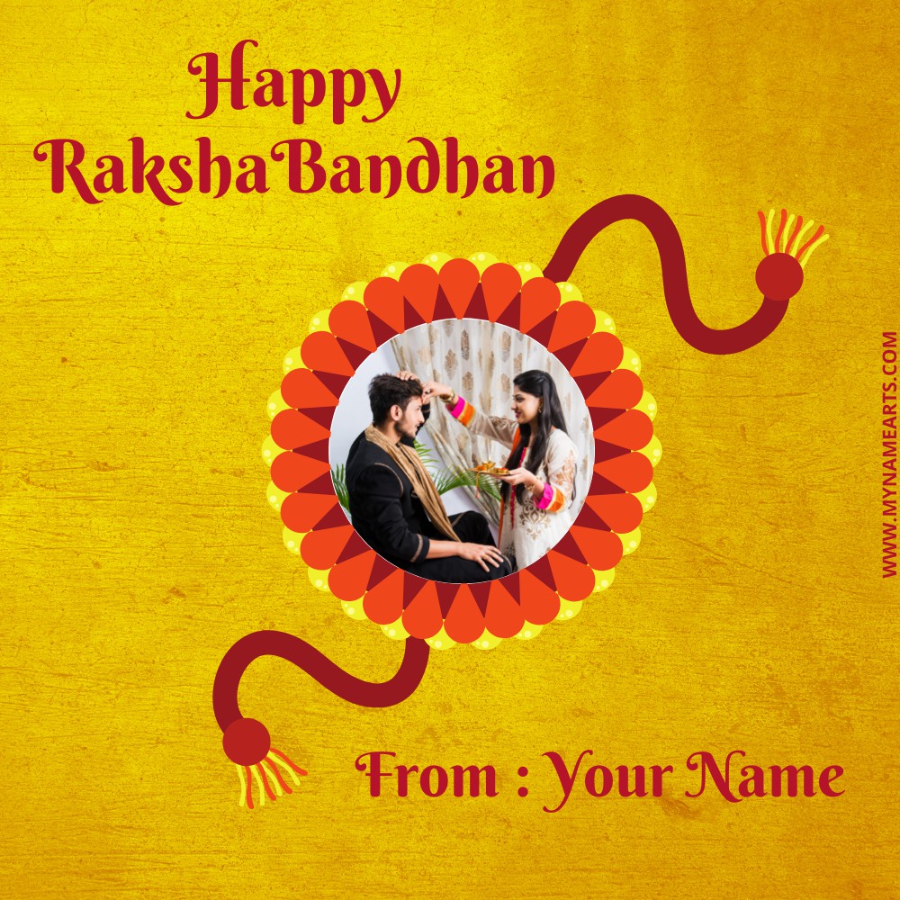 Make Photo Rakhi Online For Raksha Bandhan