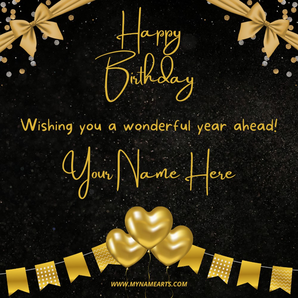 Birthday Wishes Status Image With Name Edit - MyNameArts