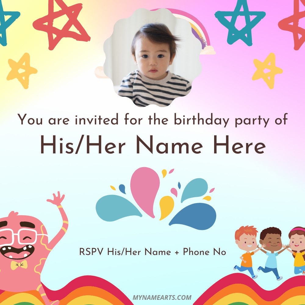 Make Birthday Party Invitation Card For Free