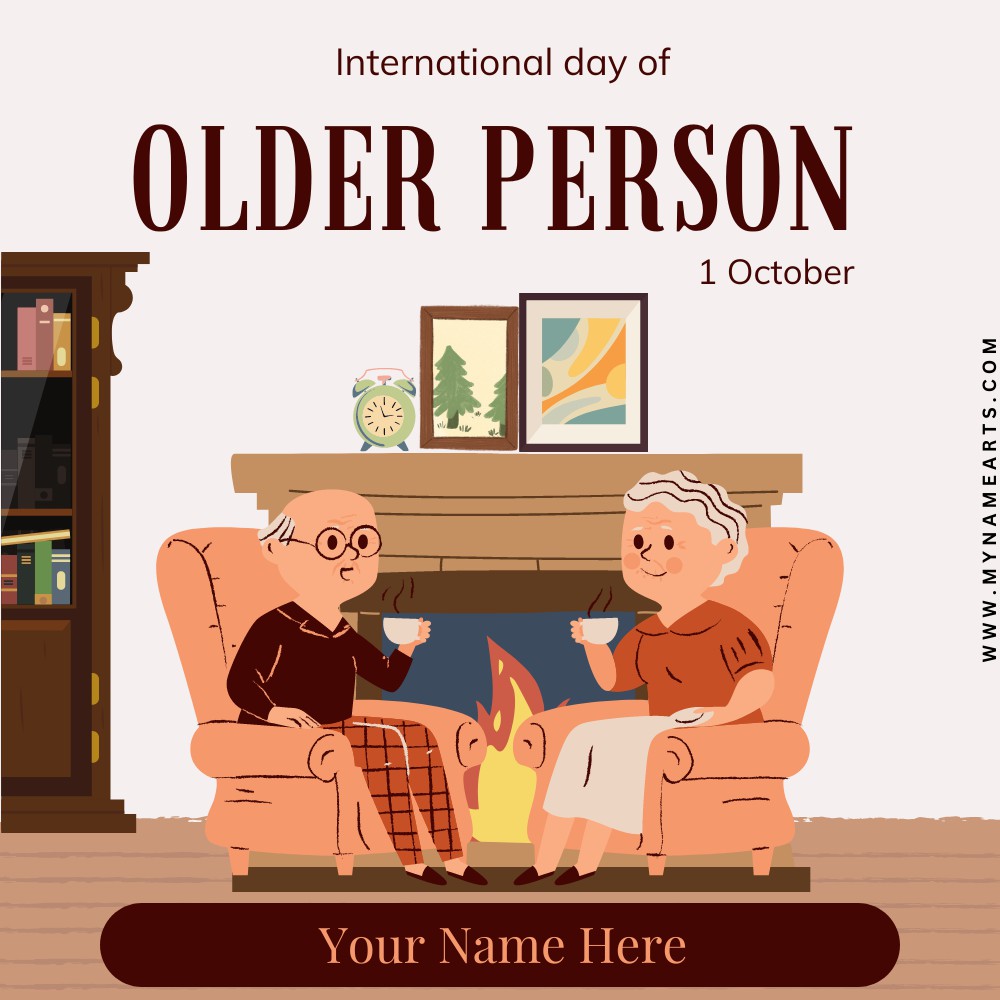 International Day for Older Persons Greeting With Name