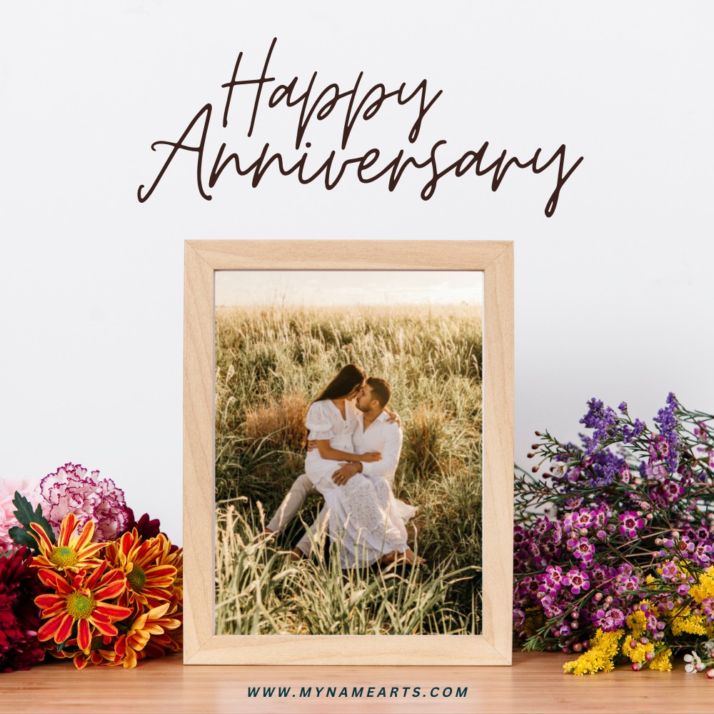 Create Anniversary Photo Frame For Love Couple