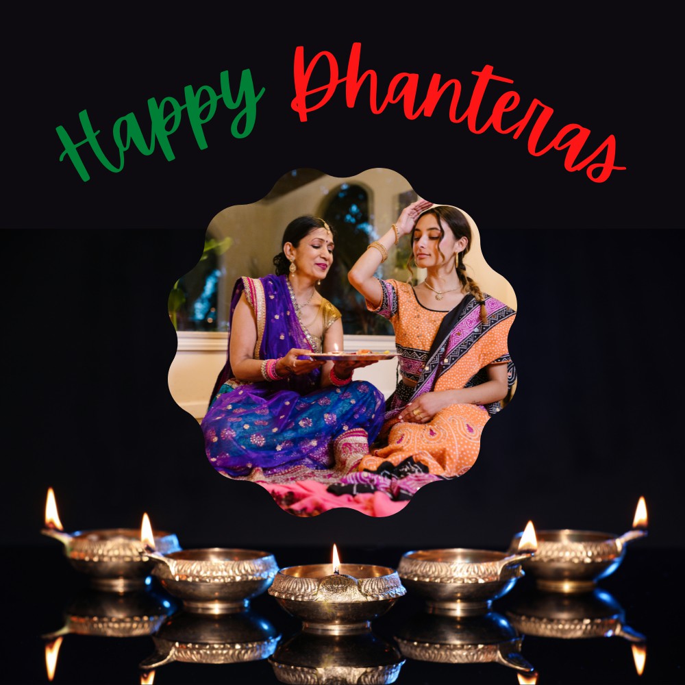 Happy Dhanteras 2022 Photo Frame With Custom Pic