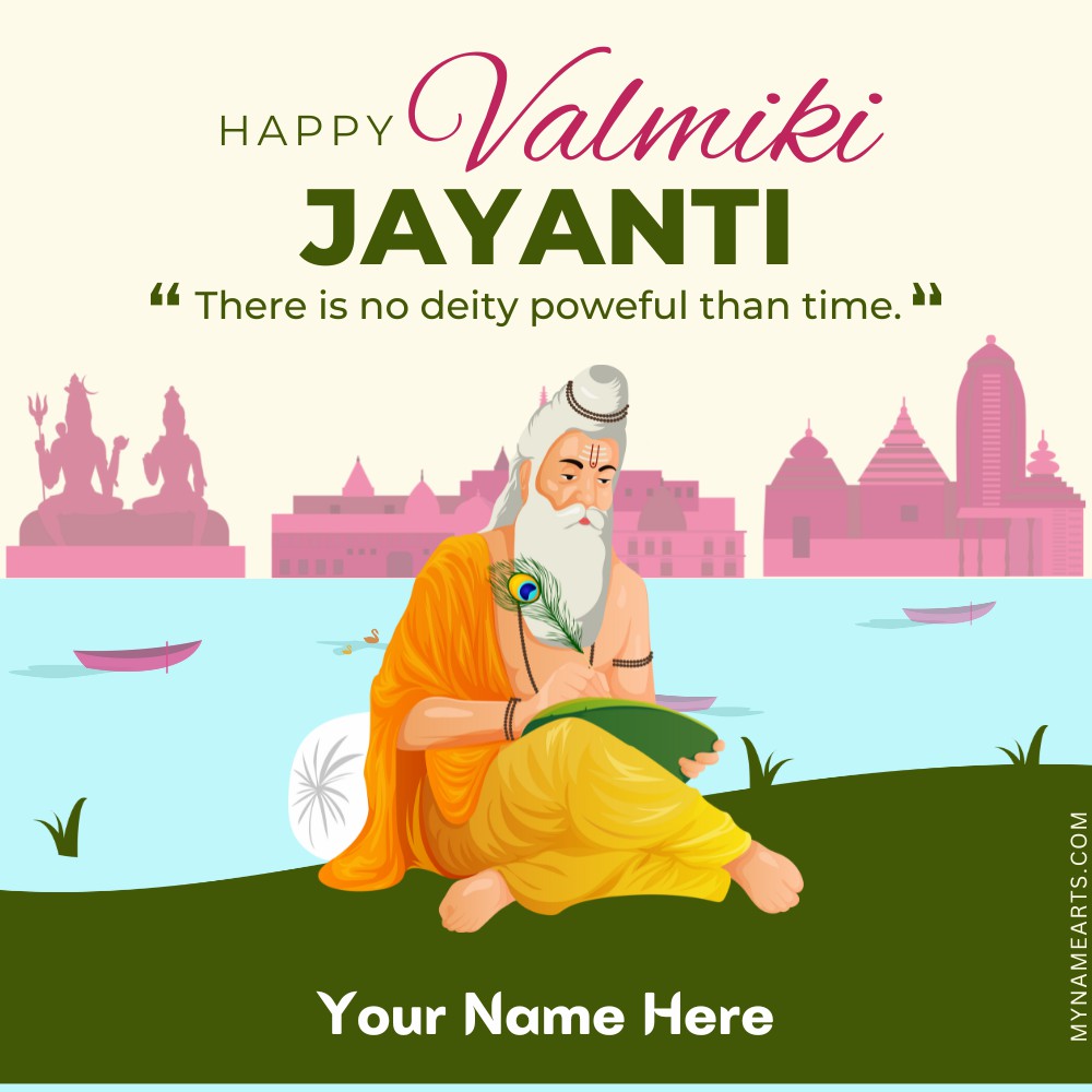 Happy Valmiki Jayanti Wishes Greeting With Name Edit