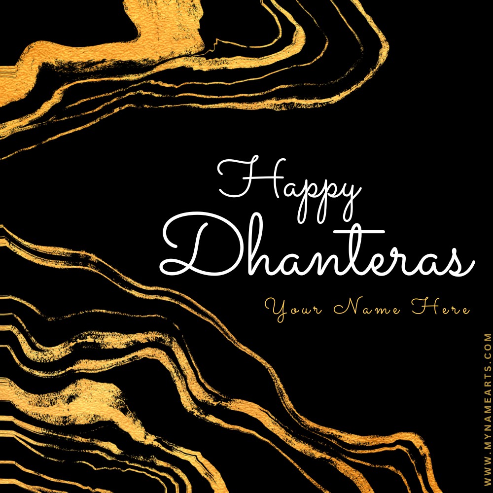 New Greeting For Dhanteras 2022 Wishes With Name