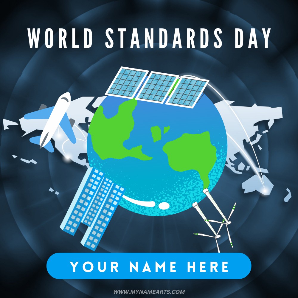 World Standards Day 14th October Greeting With Name