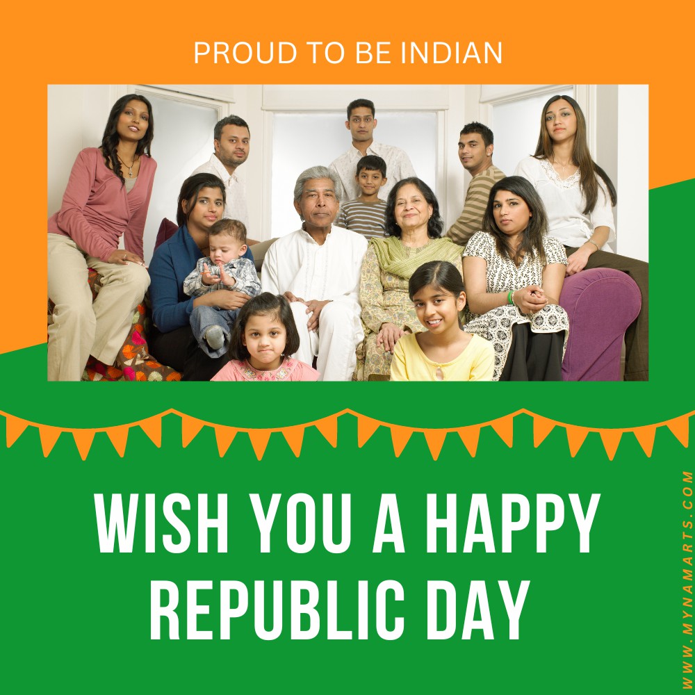Create Republic Day 2023 Family Photo Frame