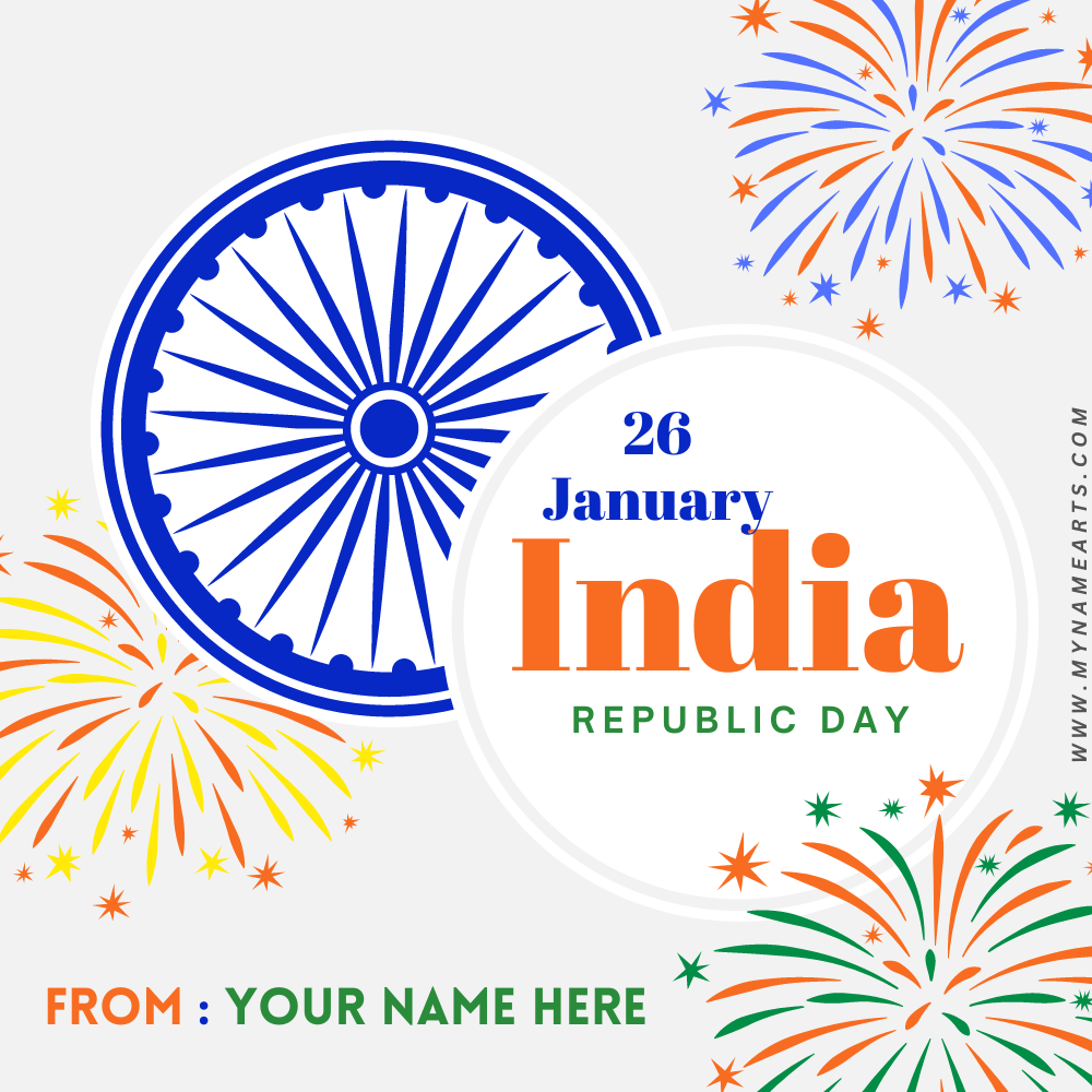 Happy Indian Republic Day 2023 Status Image With Name