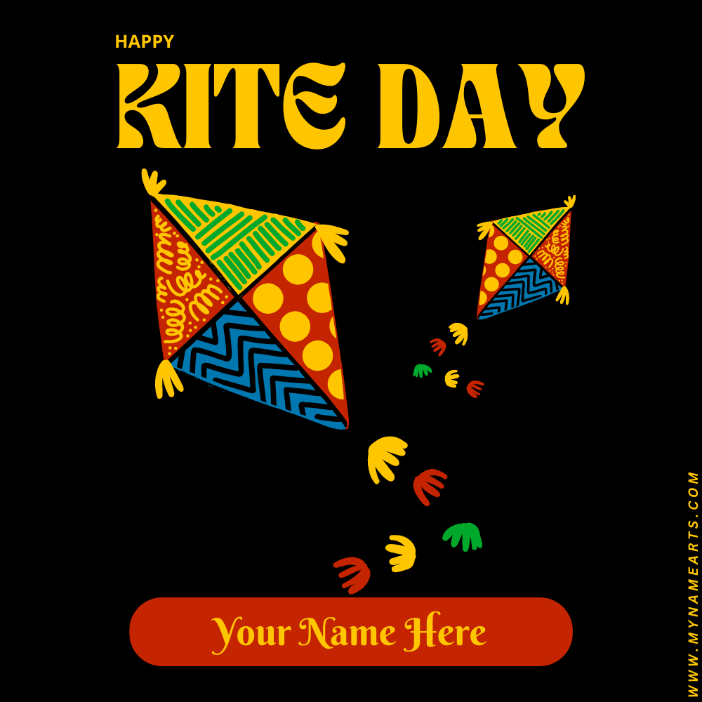 Happy Kite Day 2023 DP Pics With Name