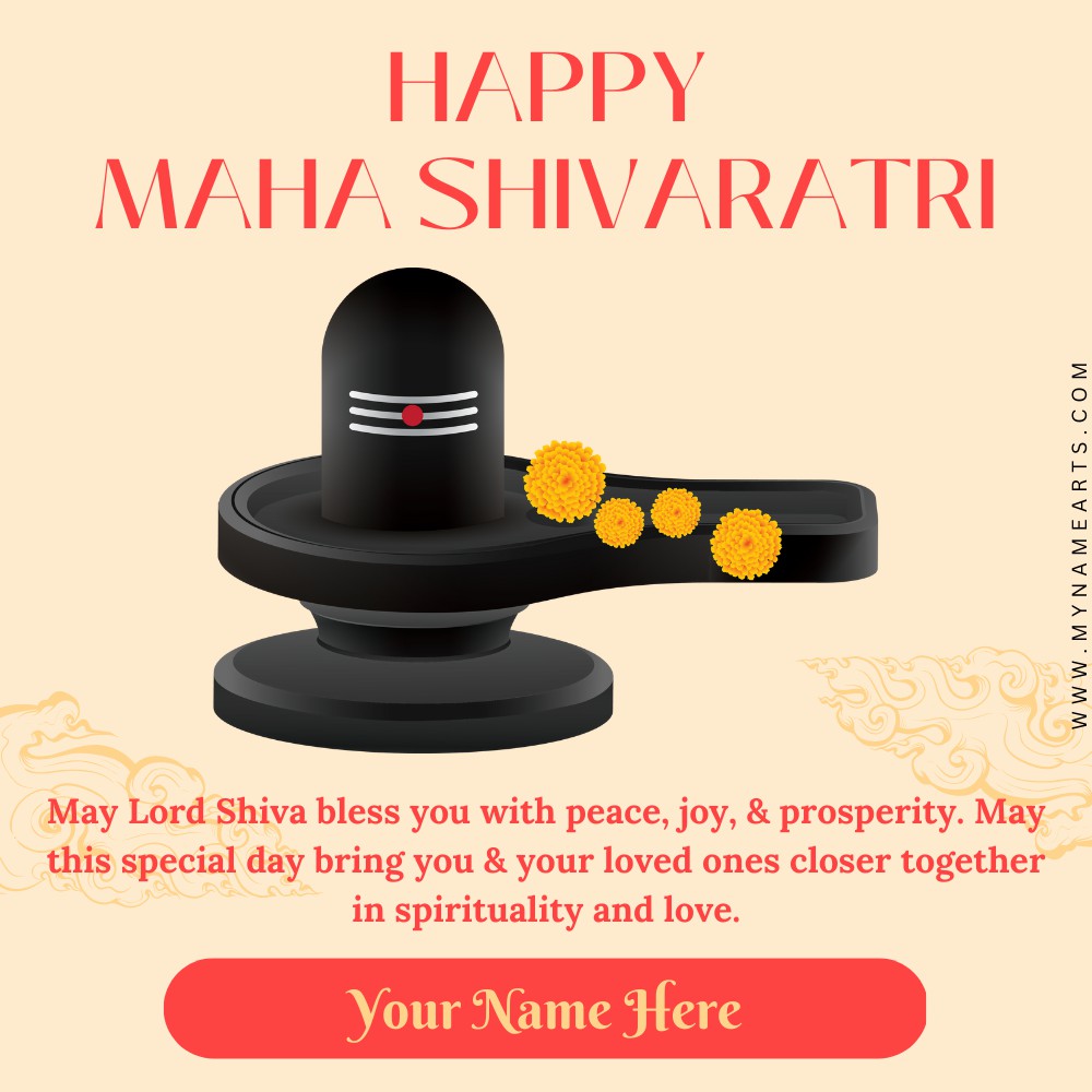 Maha Shivratri Festival Wishes DP Pics With Name
