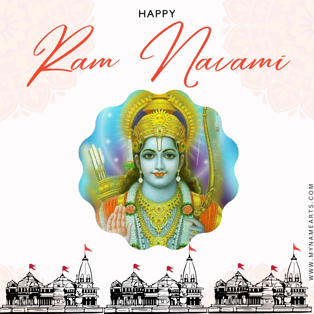 Create Ram Navami 2023 Wishes Photo Frame