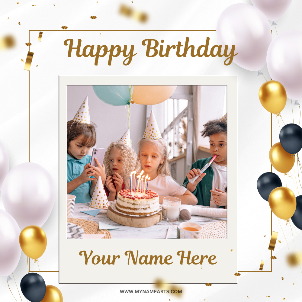 Birthday Wishes Photo Frame Image With Girl Name