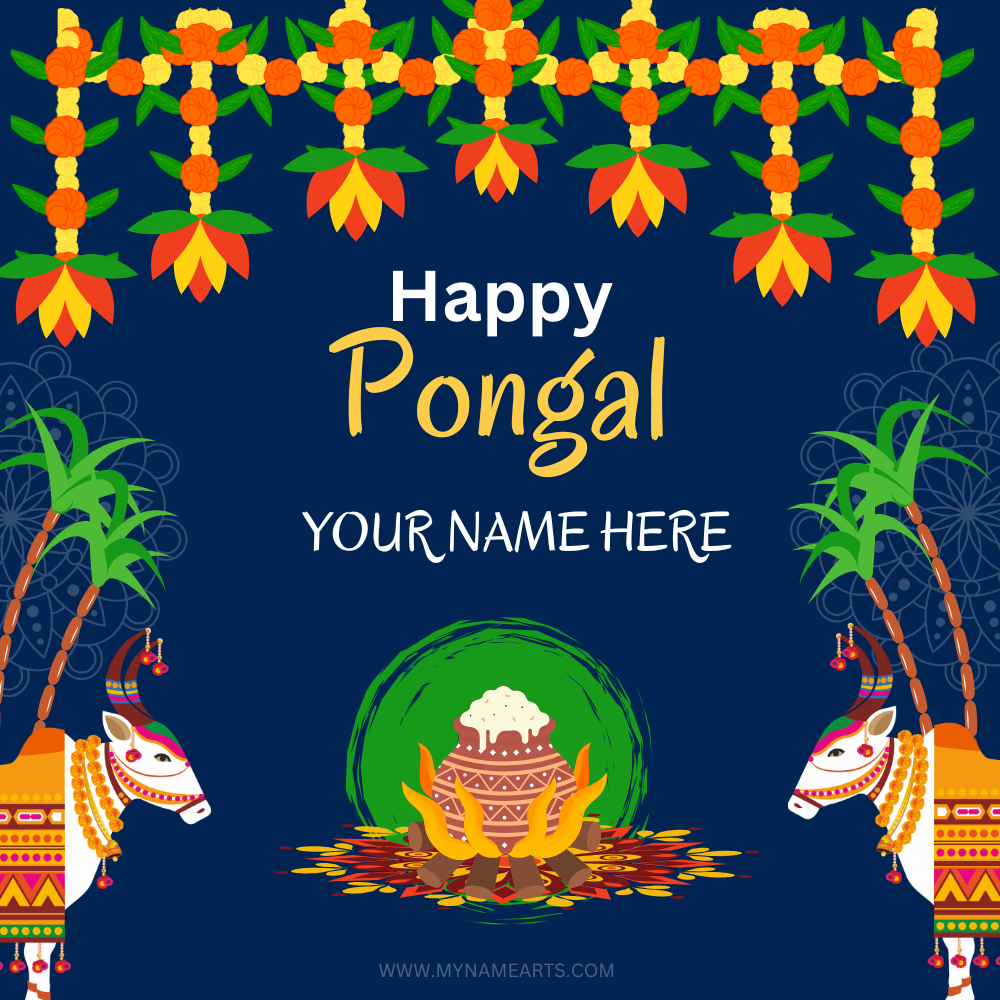 Celebrate with Pongal Greeting Cards for 2025 – Free Download