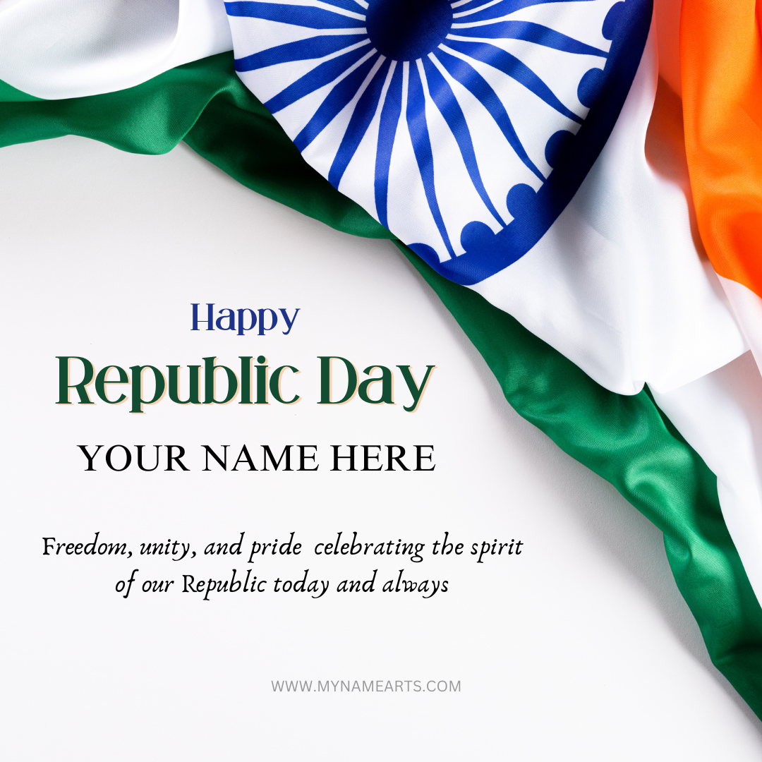 Celebrate Republic Day 2025 with Personalized Card