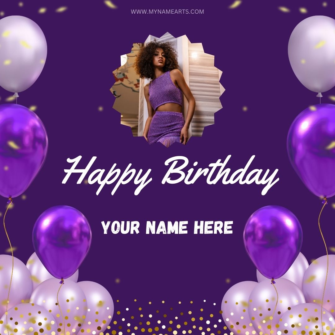 Birthday Card with Your Name – Free Online Wishes & Greetings