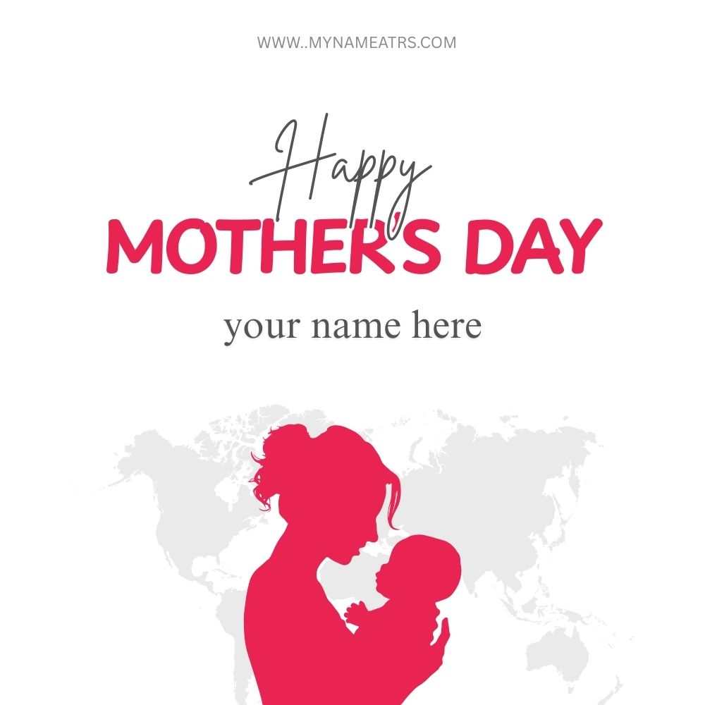 Happy Mother’s Day card with name free download online