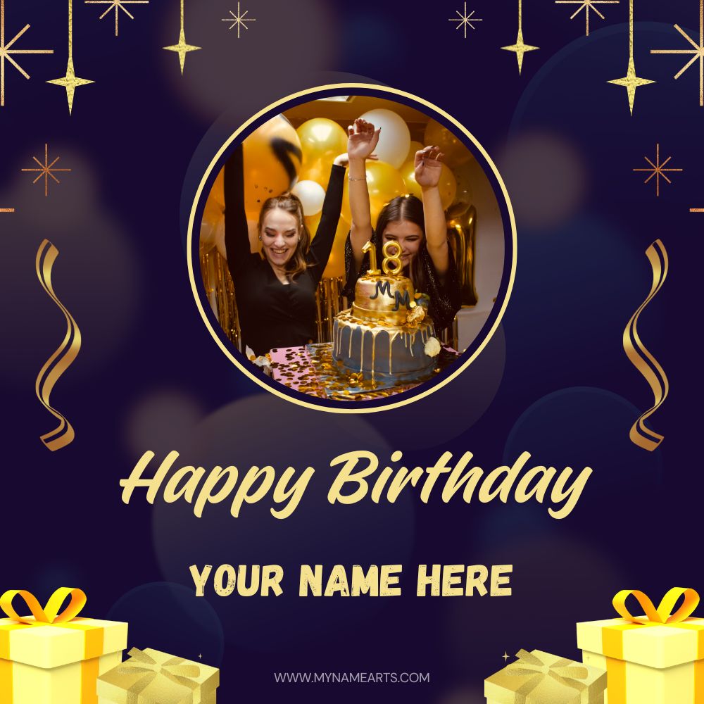happy birthday card with name free online download
