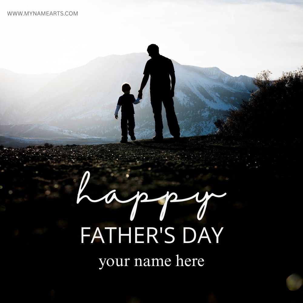 Happy Father’s Day Card with Name Free Download