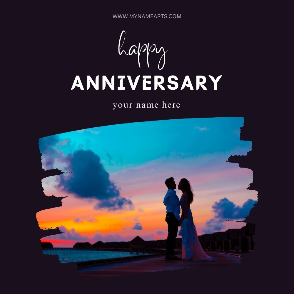 Anniversary Card with Name Free Download Online