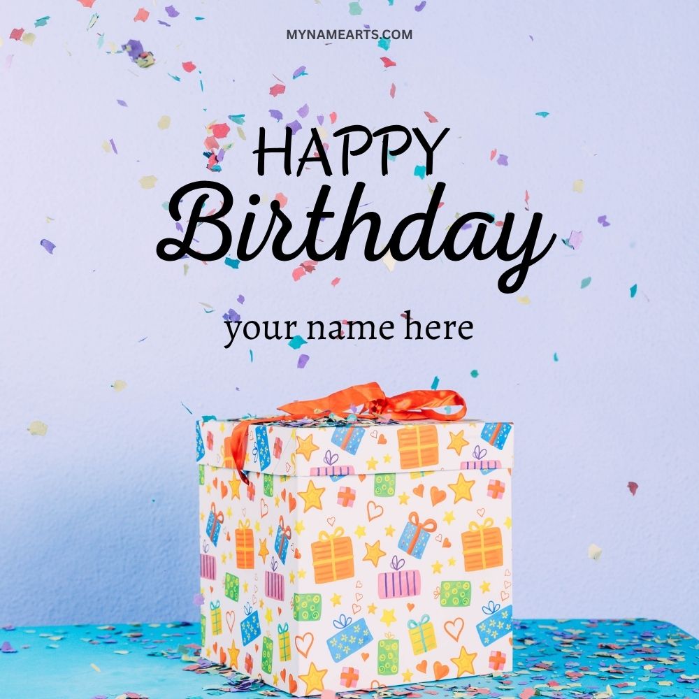 Happy Birthday Card – Free Online Wishes With Name & Photo