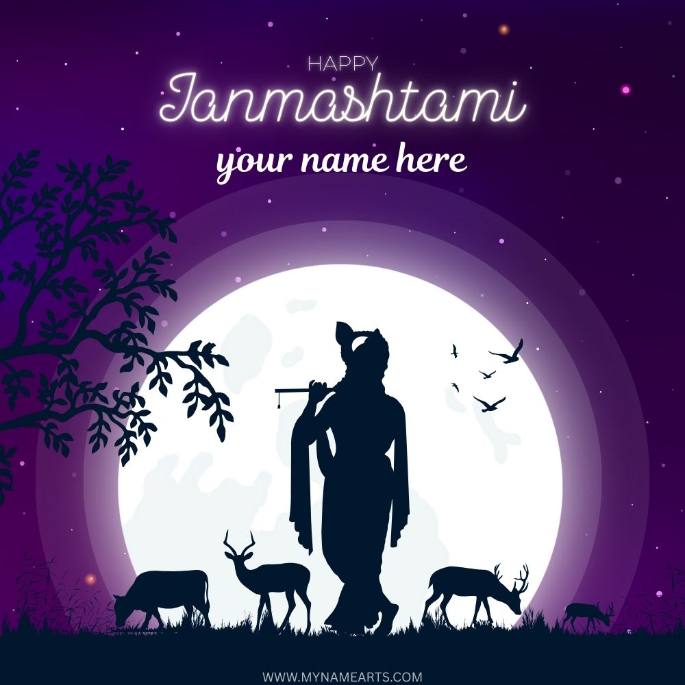 Janmashtami Card – Krishna Janmashtami Wishes Online