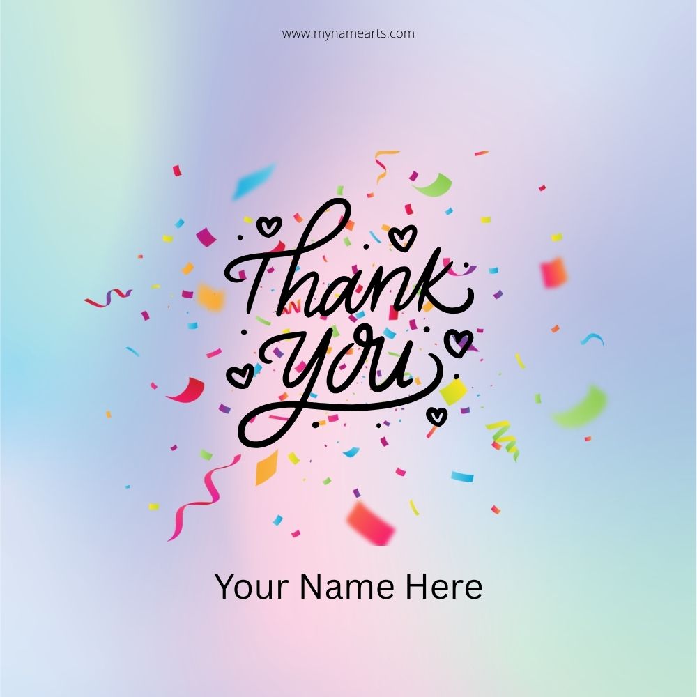 Thank You Card – Free Personalized Greeting Maker