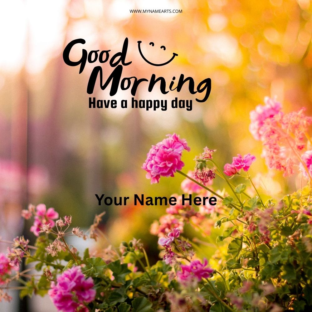Good Morning Card – Create Personalized Morning Wishes