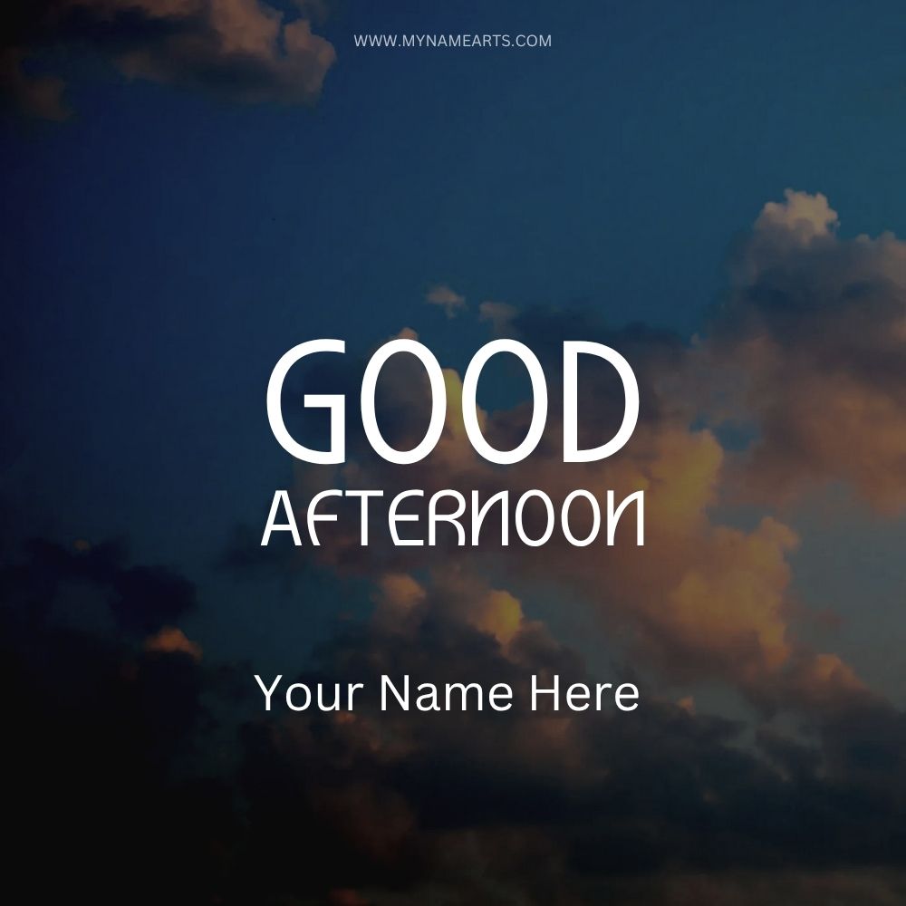 Good Afternoon Card – Send Warm Wishes in Style