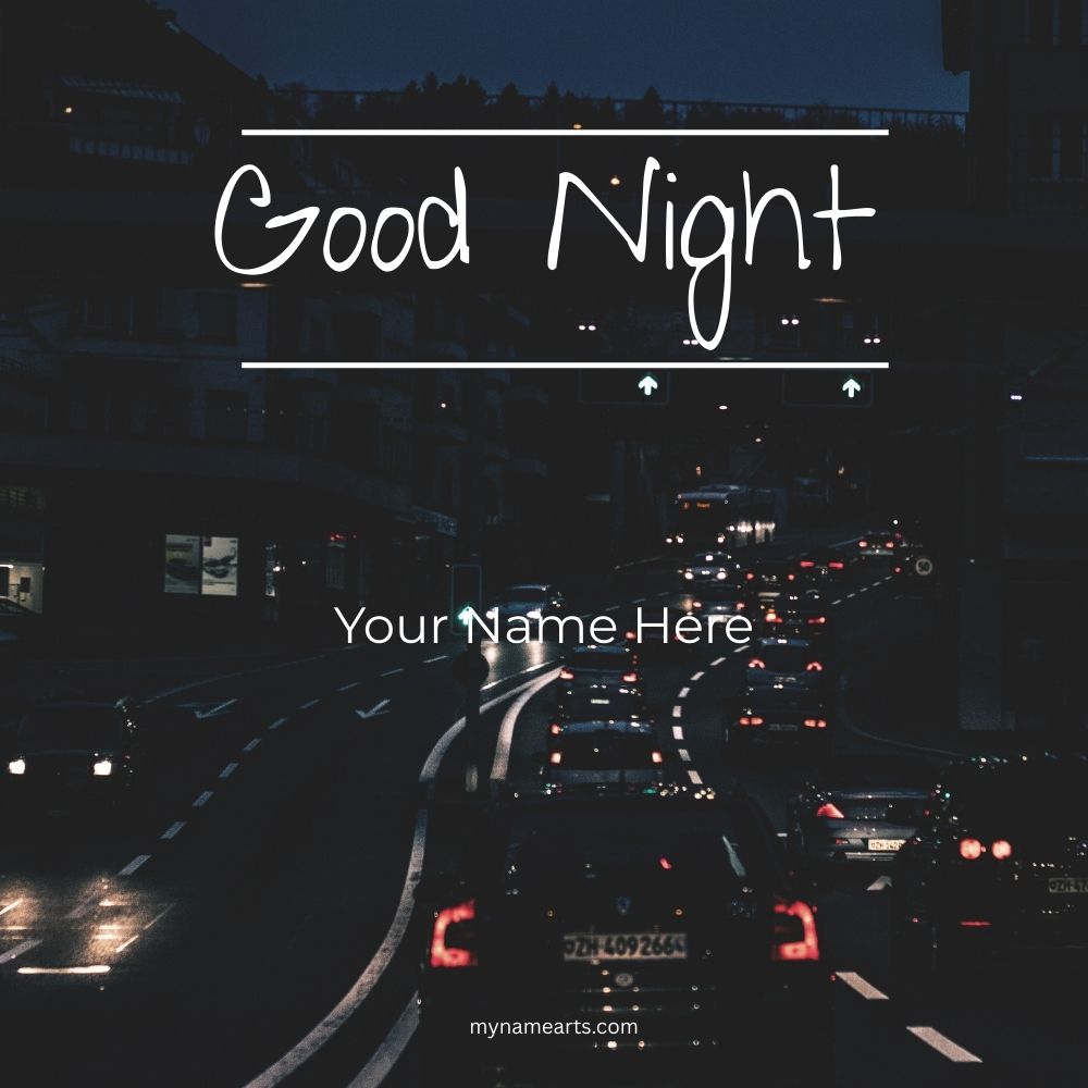 Good Night Card – Personalized Night Wishes Online