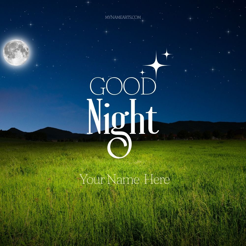 Good Night Card – Create Personalized Night Wishes