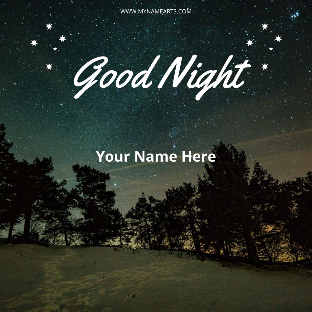 Good Night Card – Create Personalized Good Night Wishes