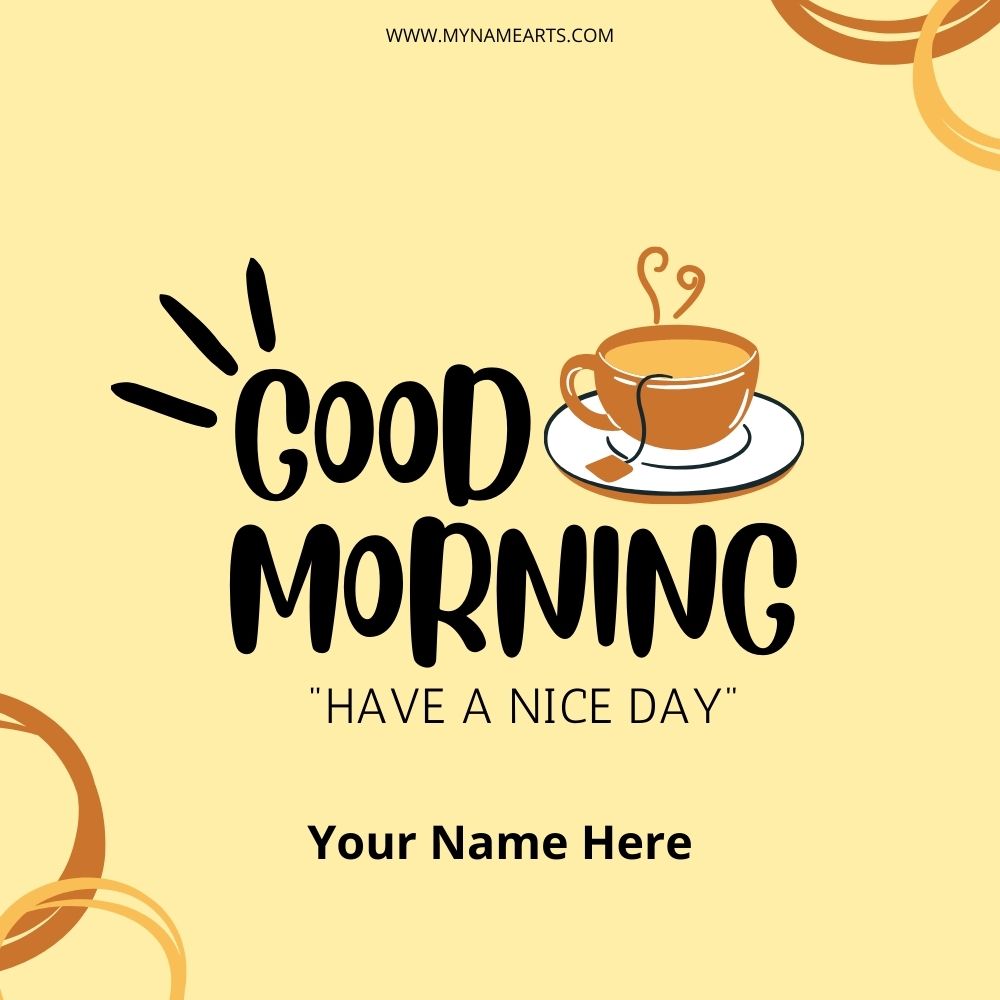Good Morning Card – Create Personalized Morning Wishes