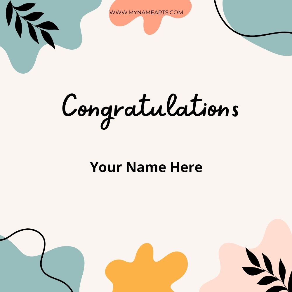 Congratulations Card – Create Personalized Greeting Online