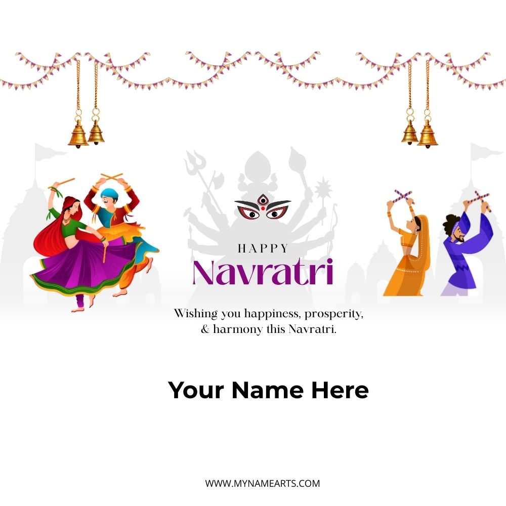 Happy Navratri Card – Create Personalized Wishes Online