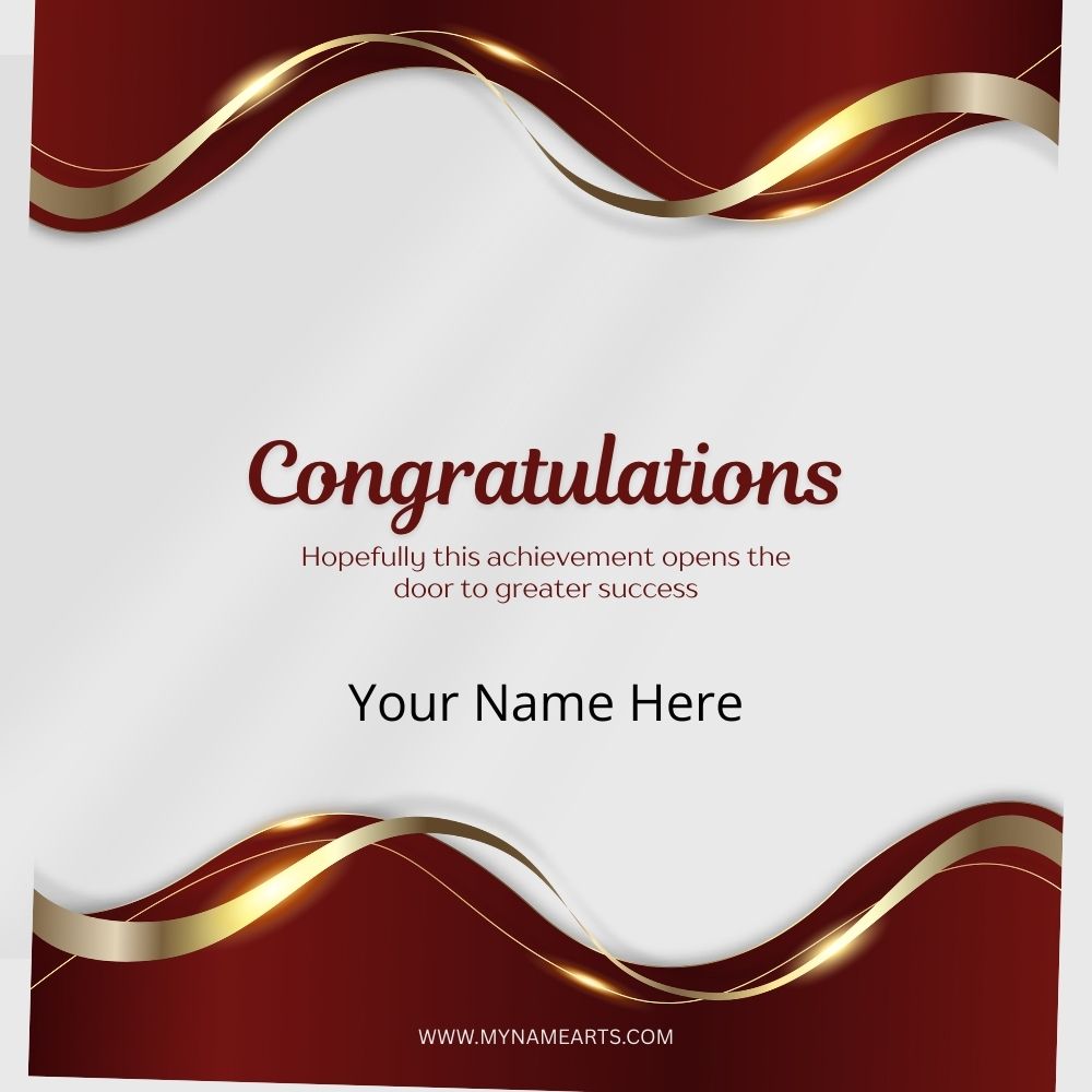 Congratulations Card – Create Personalized Greeting Online