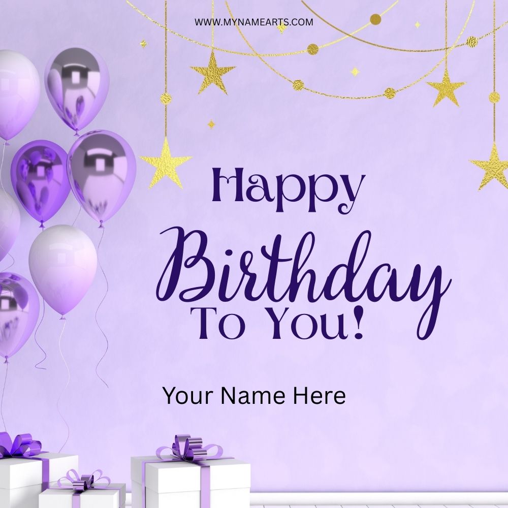 Happy Birthday Card – Create Personalized Wishes Online