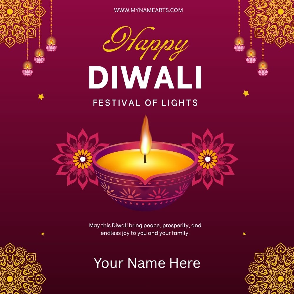 Happy Diwali Card – Create Personalized Diwali Wishes Online