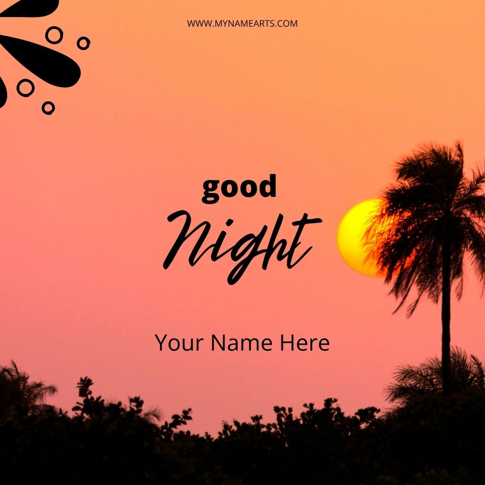 Good Night Photo Card – Create Personalized Night Wishes