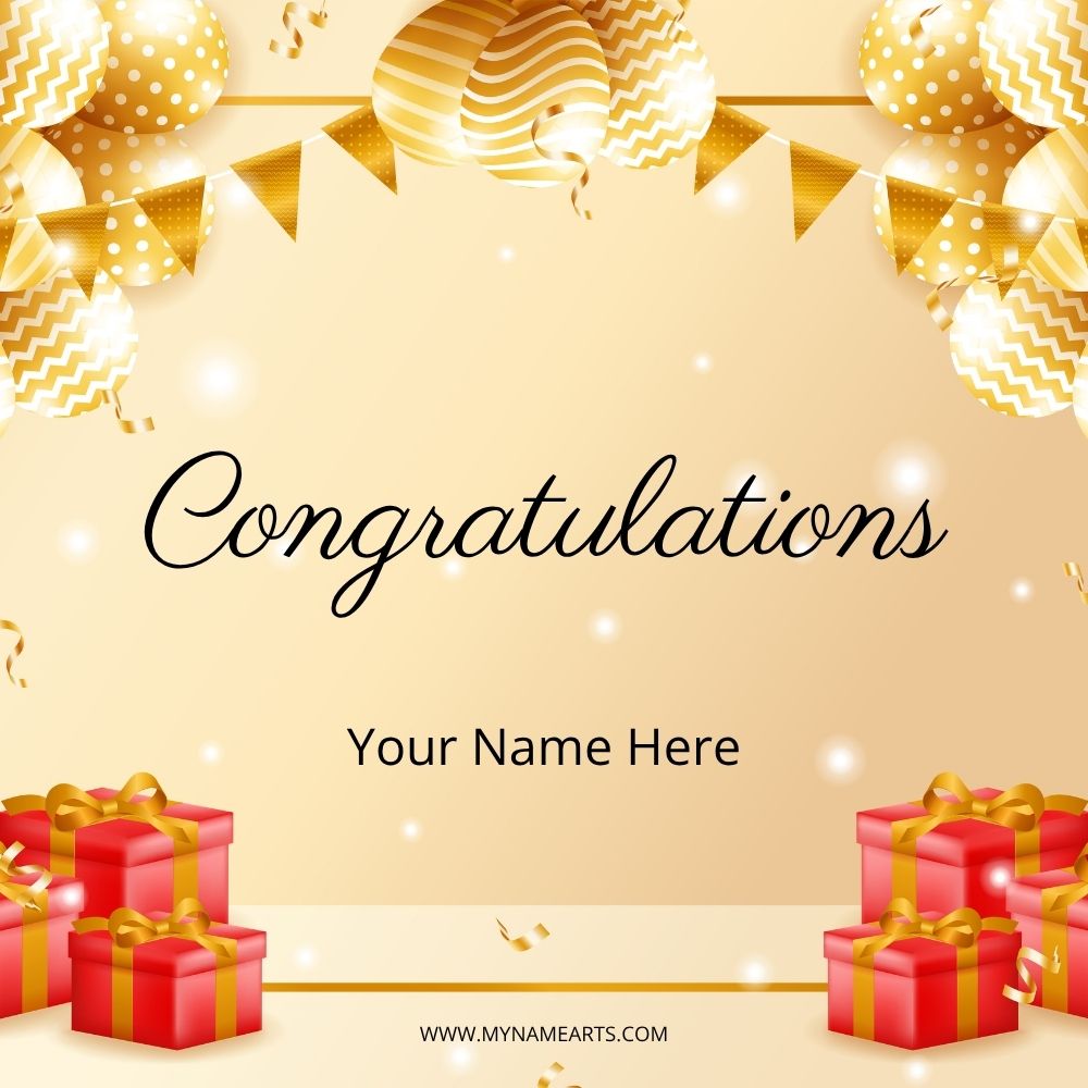 Congratulations Card – Create Custom Greeting Online