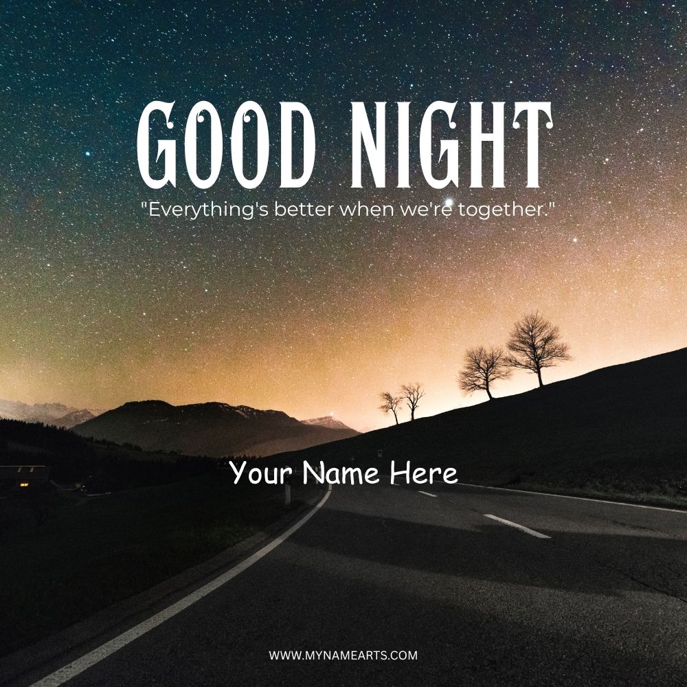 Good Night Card – Personalized Good Night Wishes Online