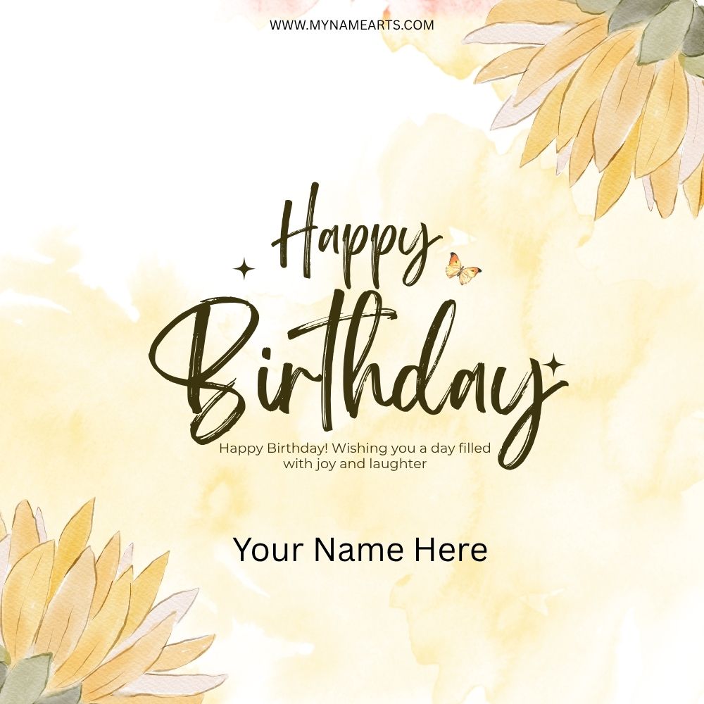 Happy Birthday Card – Create Personalized Birthday Wishes