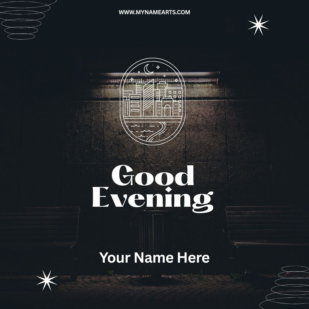 Good Evening Card Online – Create Beautiful Evening Wishes