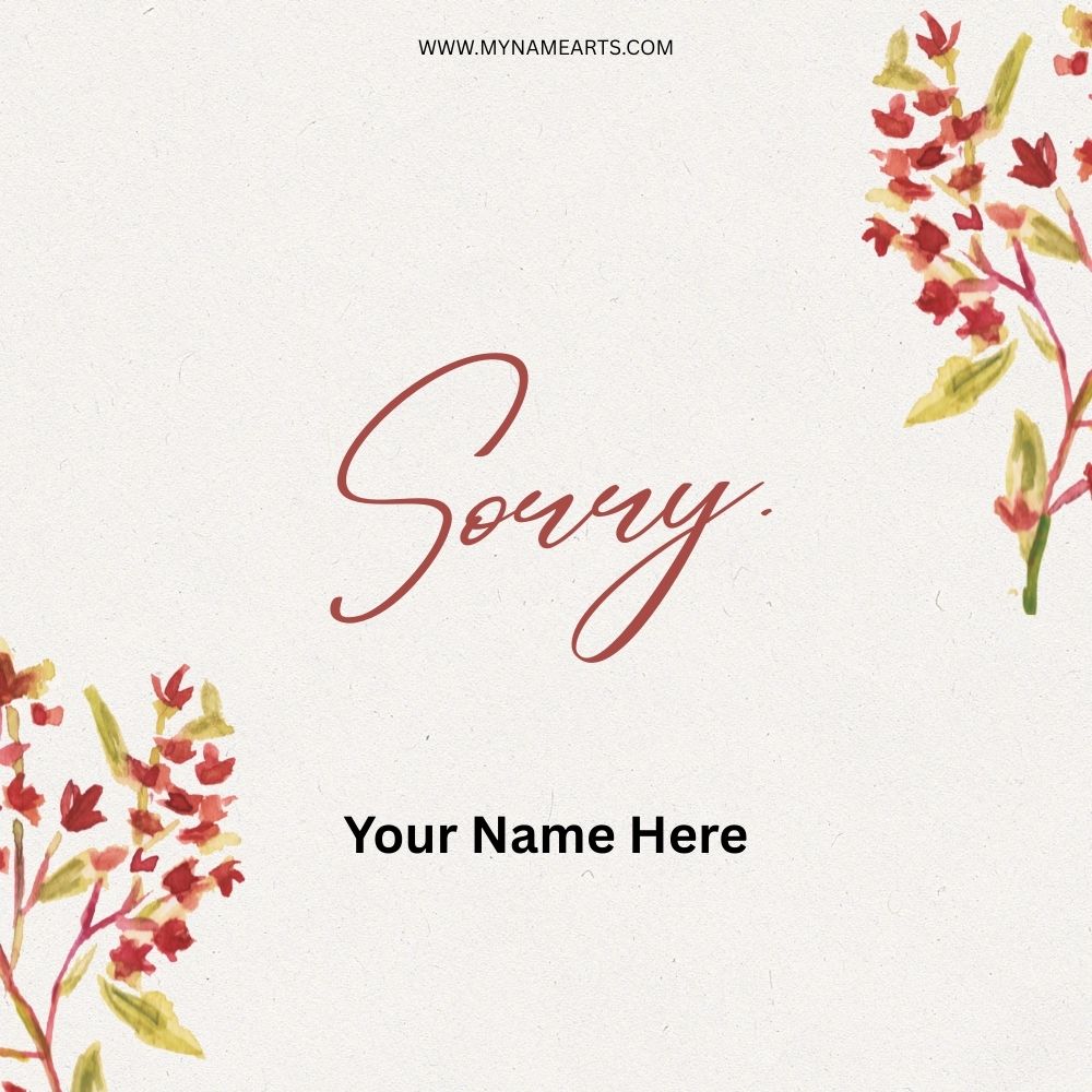 Sorry Card Online – Create Personalized Apology Greeting Card