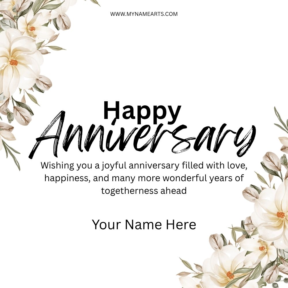 Happy Anniversary Card – Create Personalized Wishes Online