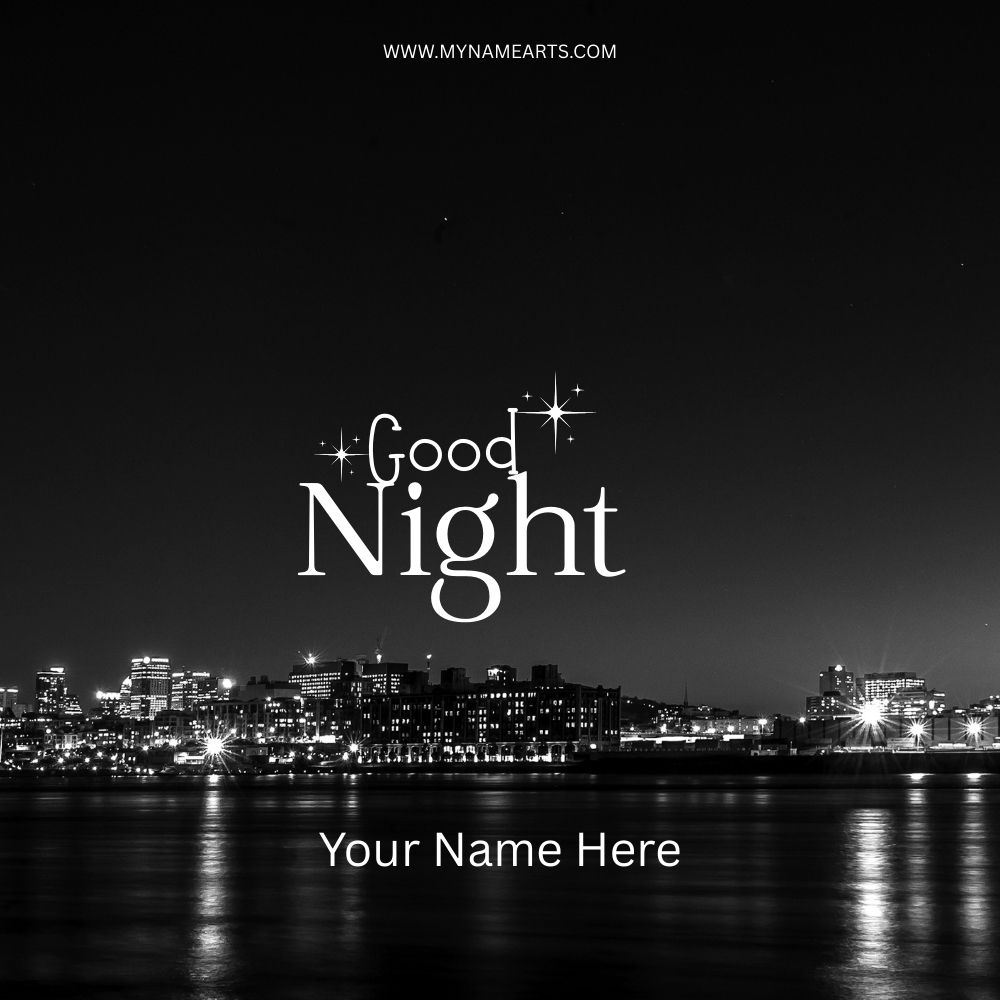 Good Night Card – Create Free Good Night Wishes with Name